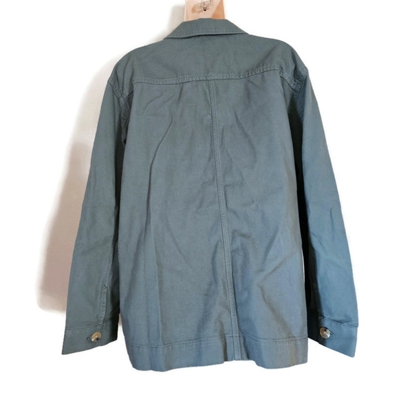 Free Assembly Green Surplus Shirt Jacket Size Women's XXL NEW - Picture 4 of 11